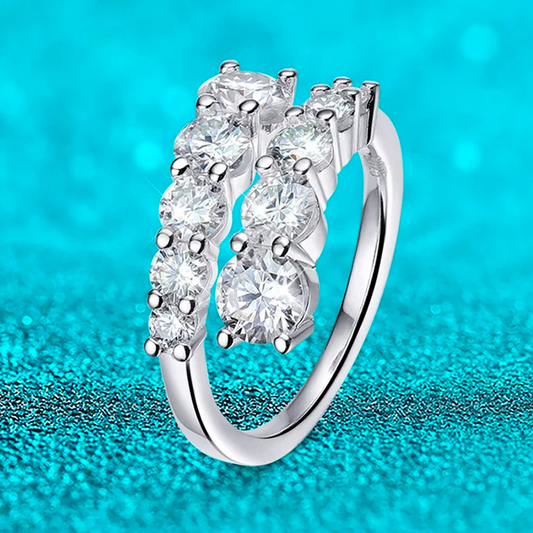 Dazzling Heart Ring