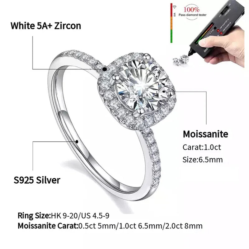 Eternal Glamorous Moissanite Ring